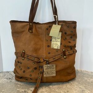 Italian Leather meets beachy hobo!!!